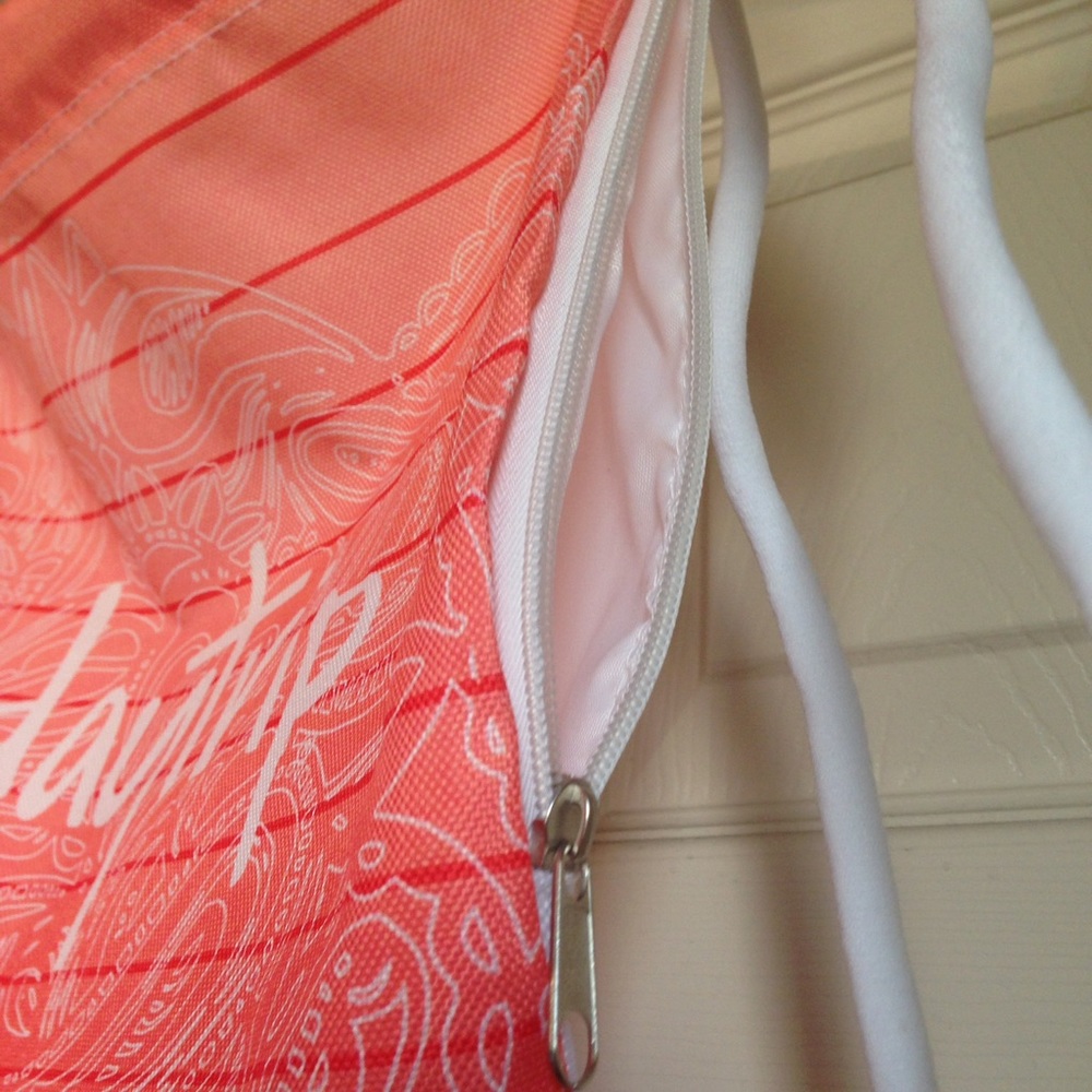 Buckle orange drawstring backpack - Picture 4 of 4